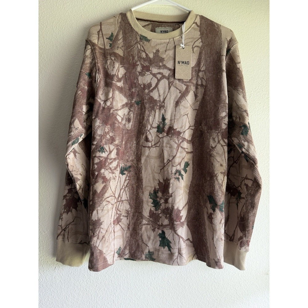 Nomad Mossy Oak Camouflage Long‎ Sleeve Lightweight T-shirt Mens Small
